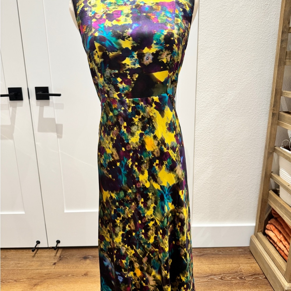 ERDEM Vibrant Floral Maxi Dress